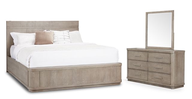 Soho Light Tone Platform Bedroom