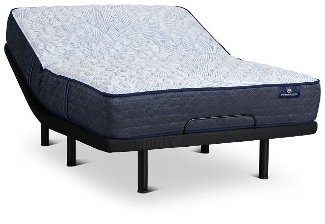 Serta Perfect Sleeper Blue Lagoon Nights Firm Plus Adjustable Mattress Set