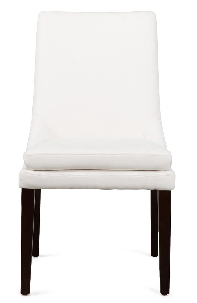 Tito White Upholstered Side Chair (5)