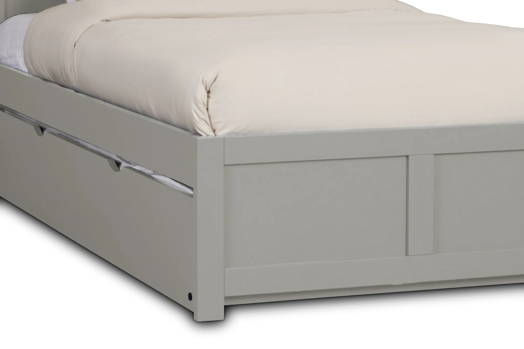 Charleston Gray Panel Trundle Bed