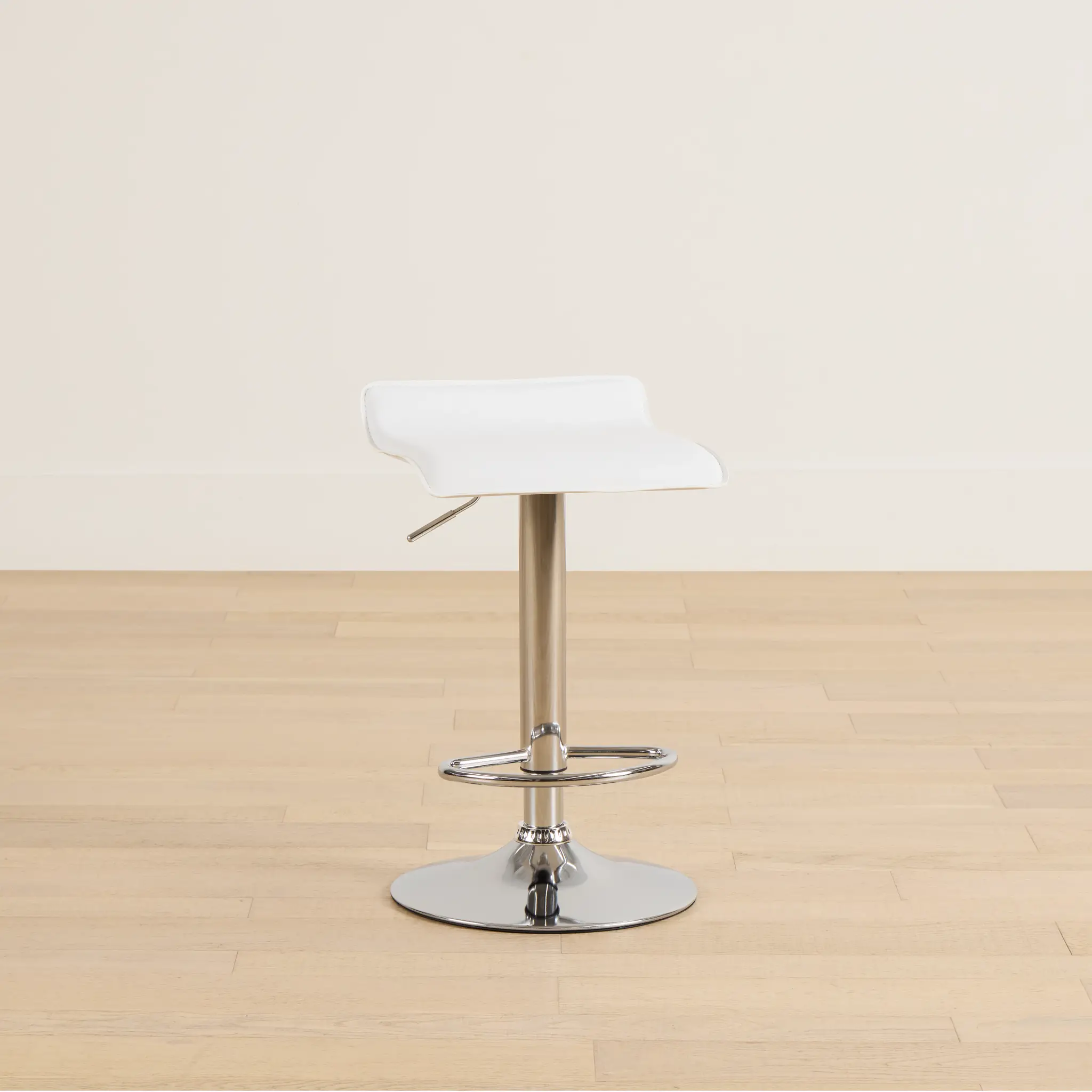Colton White Adjustable Stool Colton White Adjustable Stool