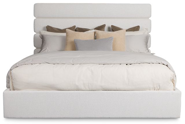 Capraia Light Beige Uph Panel Bed