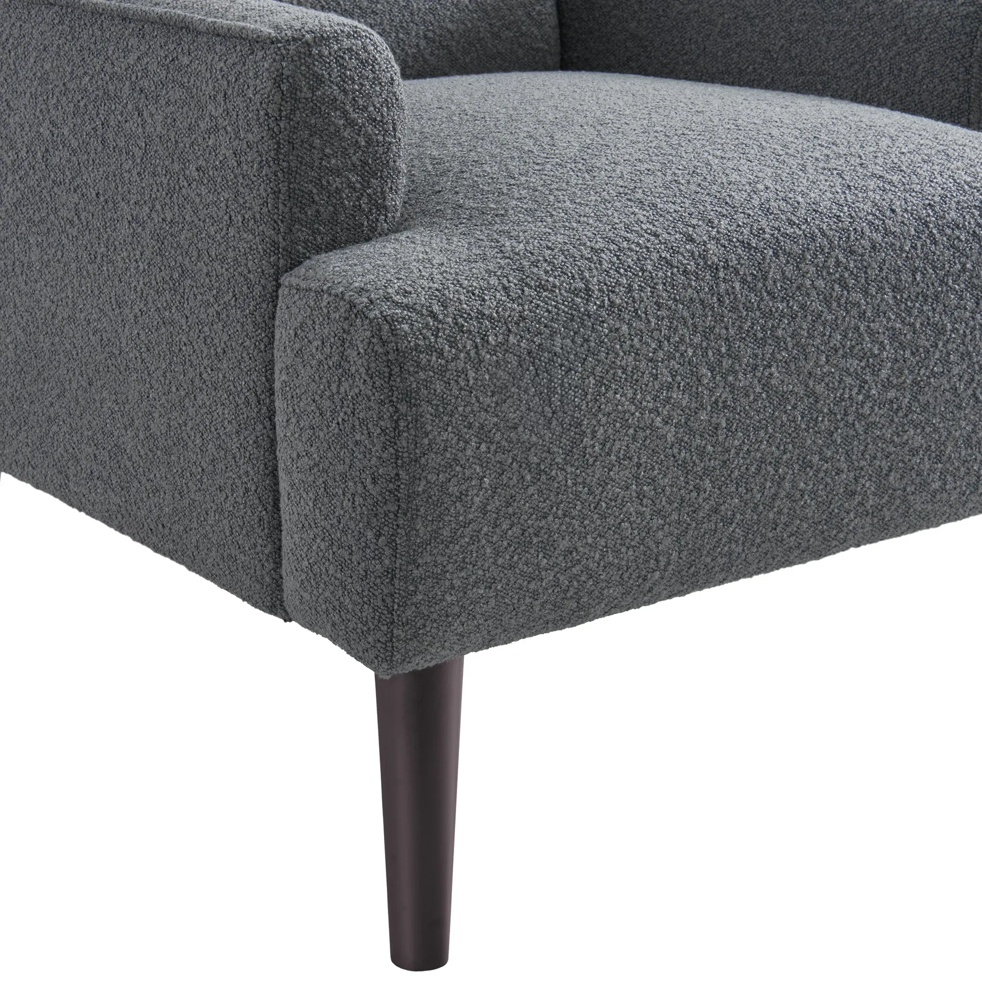 Dinah Gray Fabric Accent Chair