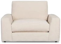 Calista Beige Fabric Chair