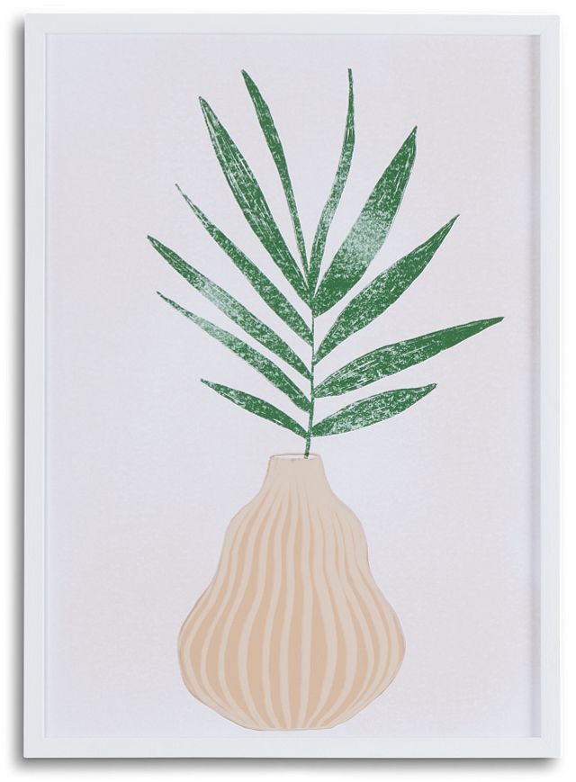 Lulu Green Framed Wall Art