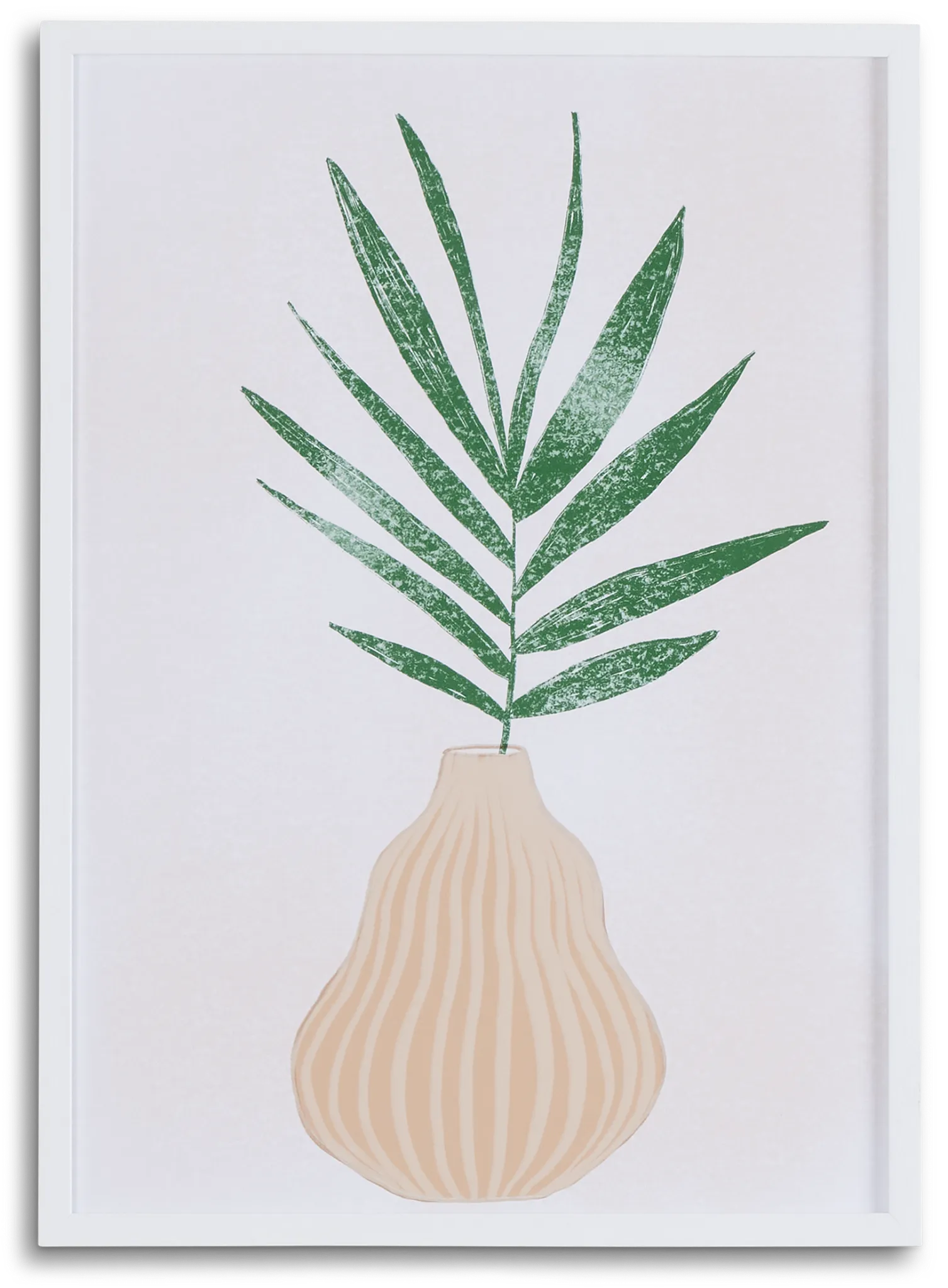 Lulu Green Framed Wall Art