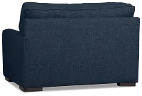 Sinclair Dark Blue Fabric Innerspring Sleeper