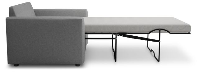 Siesta Suave Gray Fabric Memory Foam Sleeper