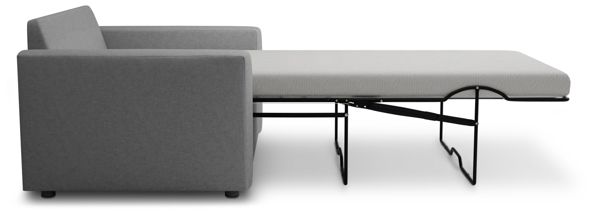 Siesta Suave Gray Fabric Memory Foam Sleeper