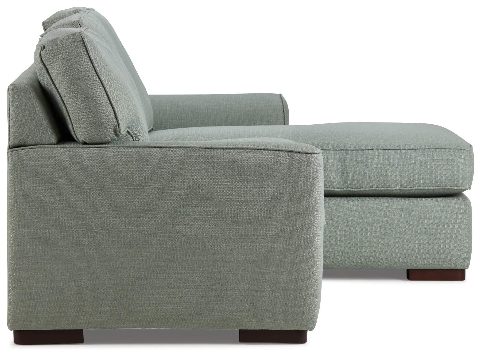 Austin Green Fabric Right Chaise Sectional Austin Green Fabric Right Chaise Sectional