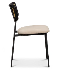 Lynden Beige Woven Upholstered Side Chair