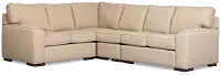 Sinclair Brown Fabric Medium Two-arm Sectional