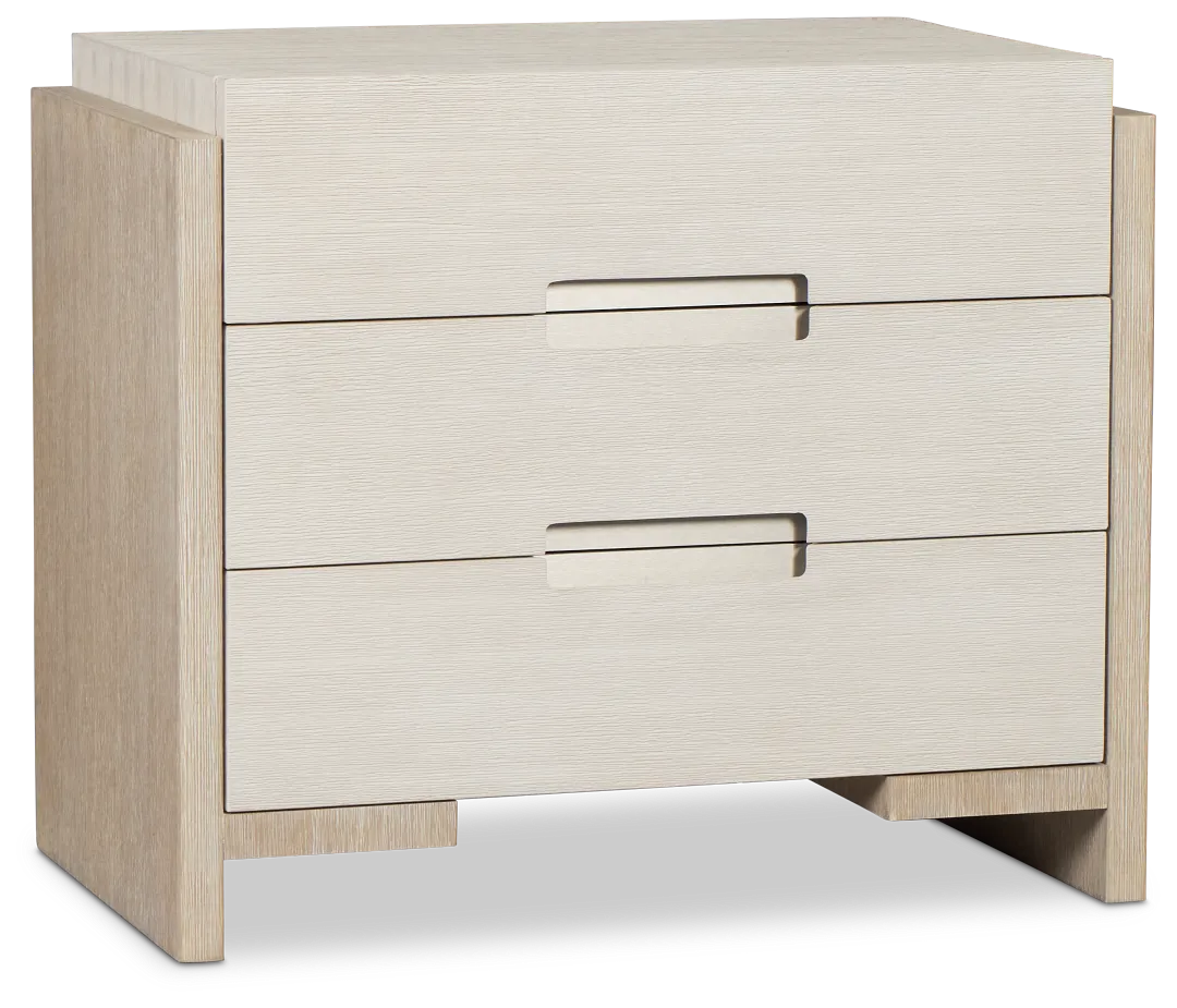 Miramar Ivory 3-drawer Nightstand