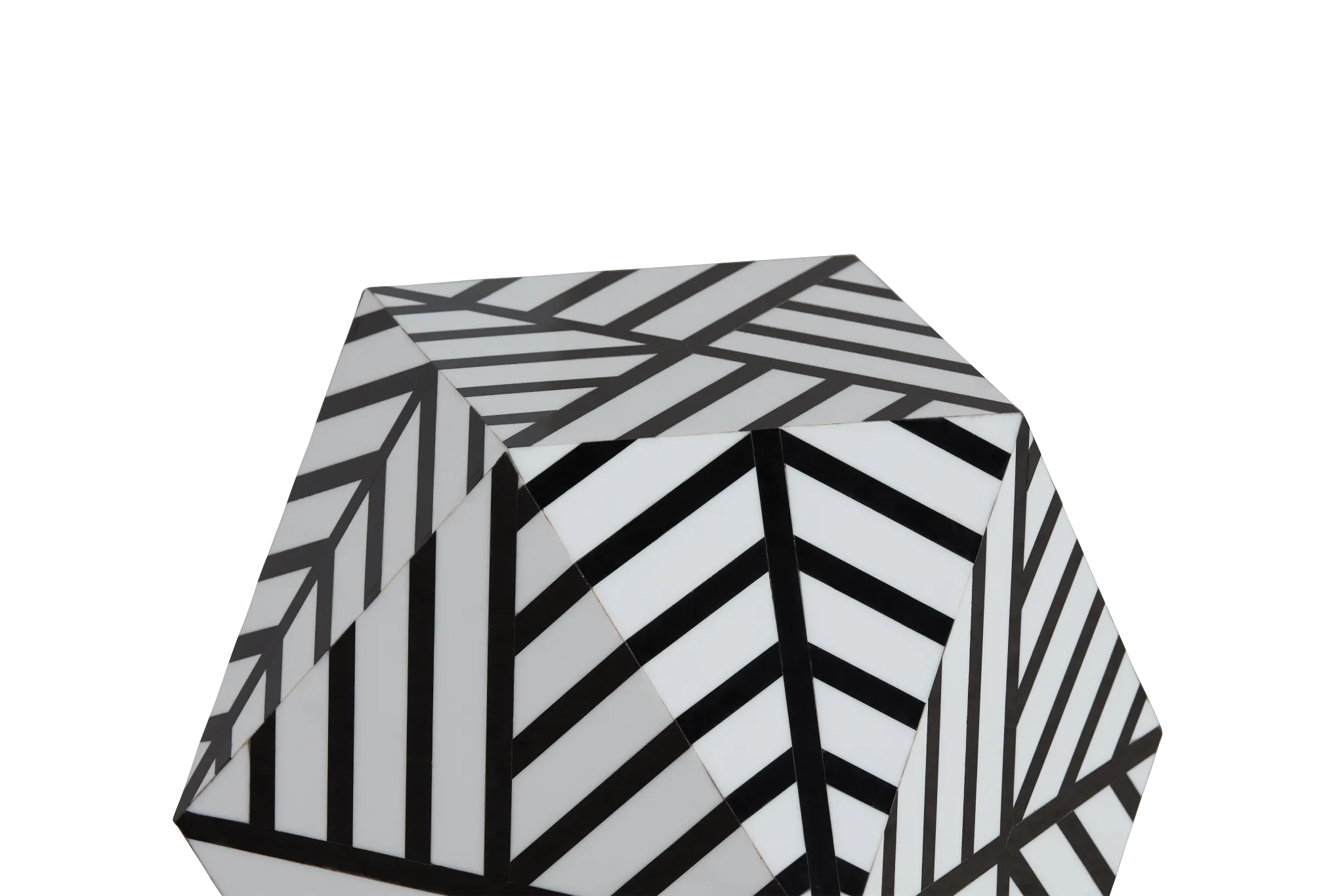 Hex Acrylic Accent Table