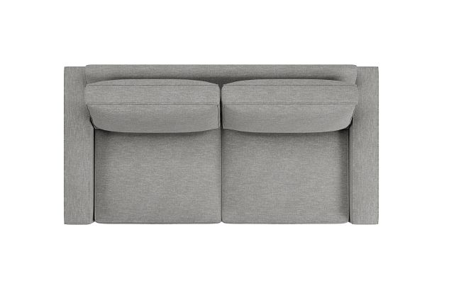 Edgewater Victory Gray 84" Sofa W/ 2 Cushions