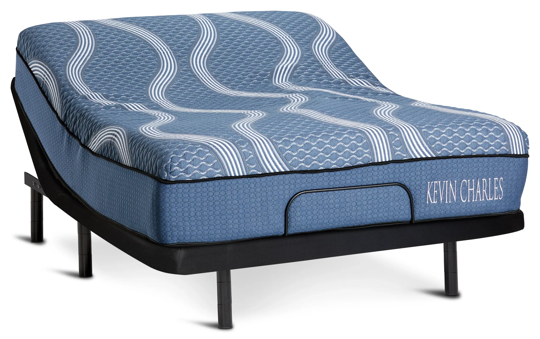 Kevin Charles Vista Hybrid Deluxe Adjustable Mattress Set