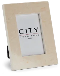 Fauna Ivory Marble Picture Frame
