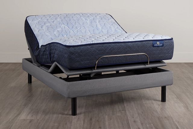 Serta Perfect Sleeper Blue Lagoon Nights Firm Motion Perfect 4 Adjustable Base Set