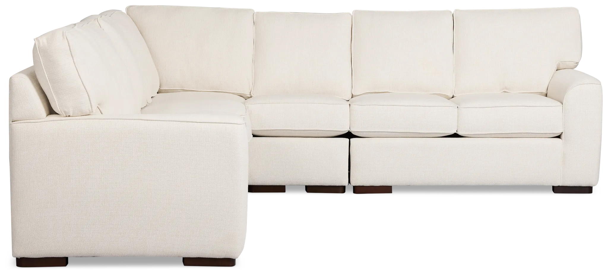 Sinclair Light Beige Fabric Large Two-arm Sectional