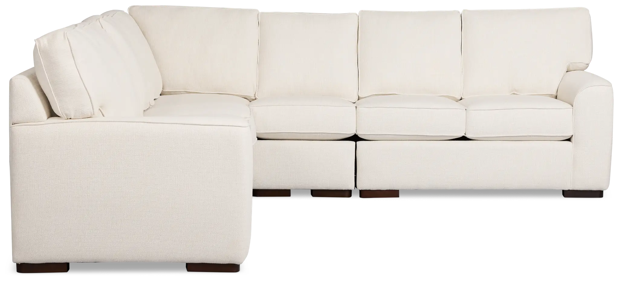 Sinclair Light Beige Fabric Large Two-arm Sectional Sinclair Light Beige Fabric Large Two-arm Sectional