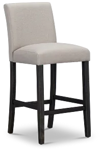 Dublin Beigedark Tone 30" Upholstered Barstool
