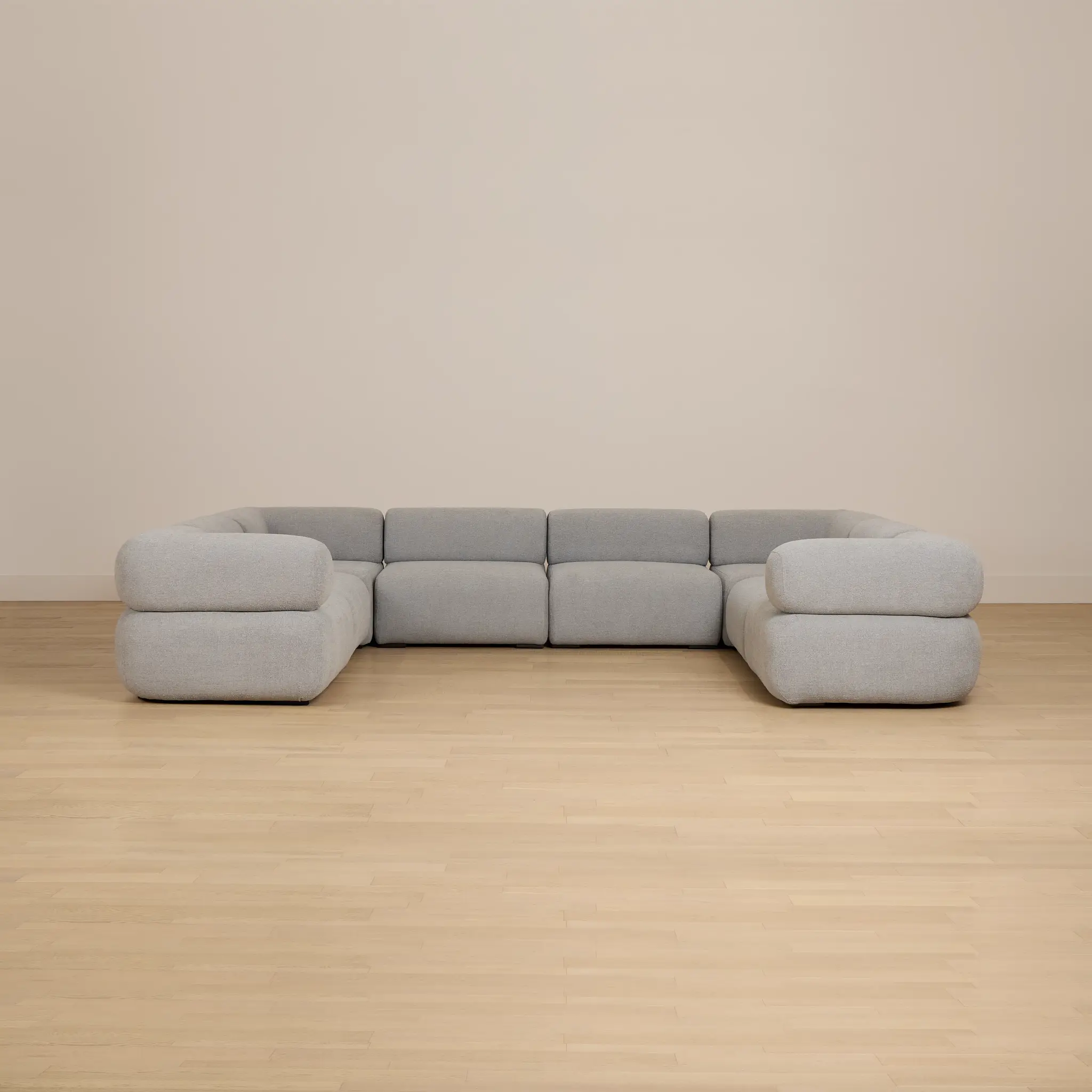 Celeste Light Gray Fabric 8-piece Modular Sectional Celeste Light Gray Fabric 8-piece Modular Sectional