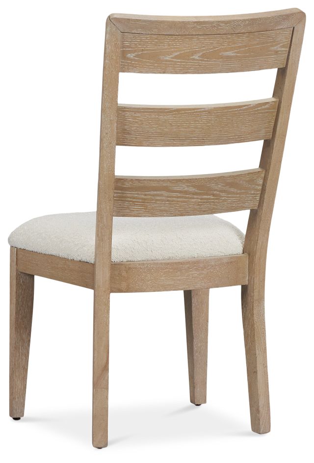 Alton Light Tone Slat Upholstered Side Chair