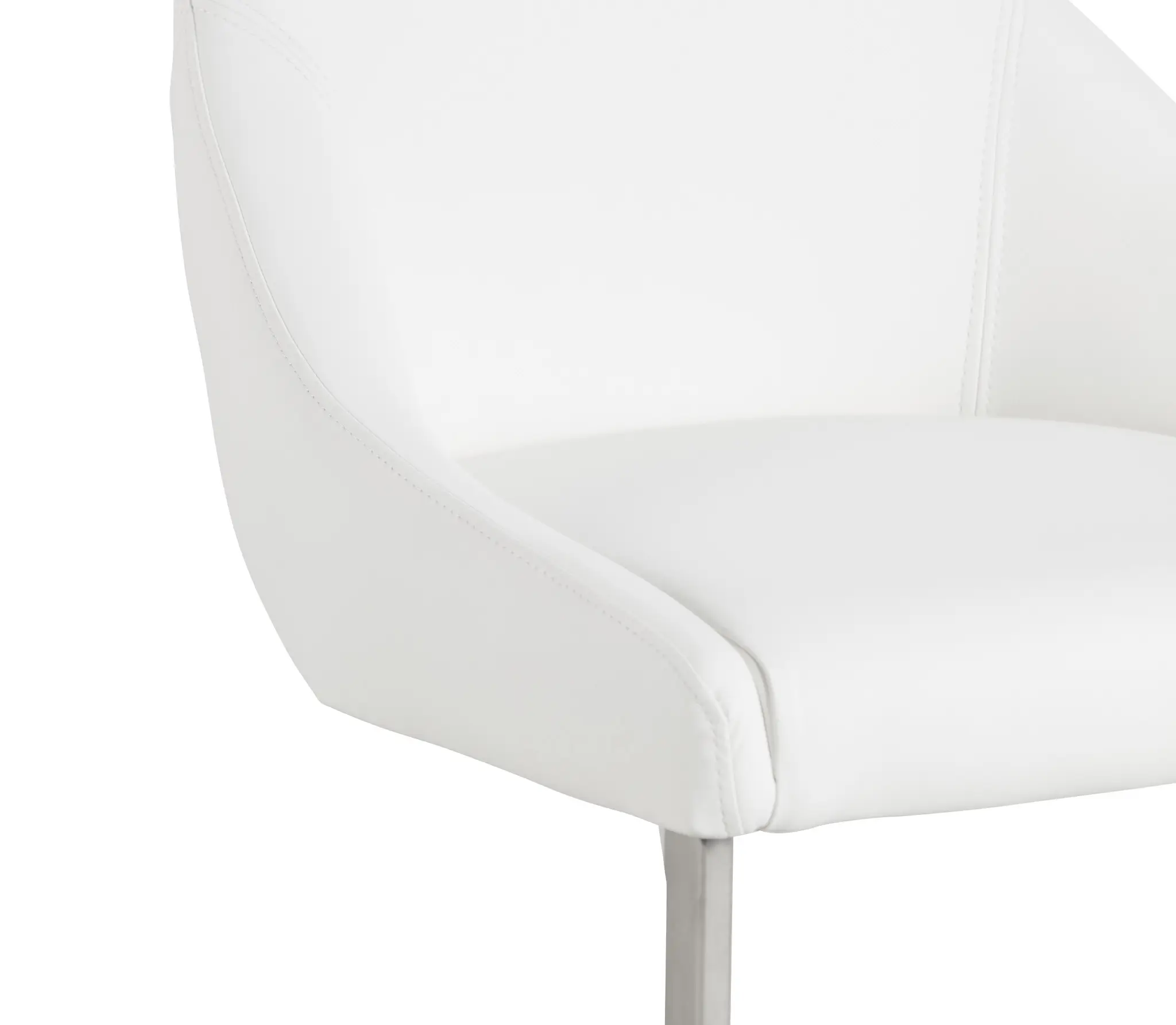 Monaco White Upholstered Side Chair Monaco White Upholstered Side Chair