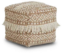 Lucaya Jute Accent Pouf
