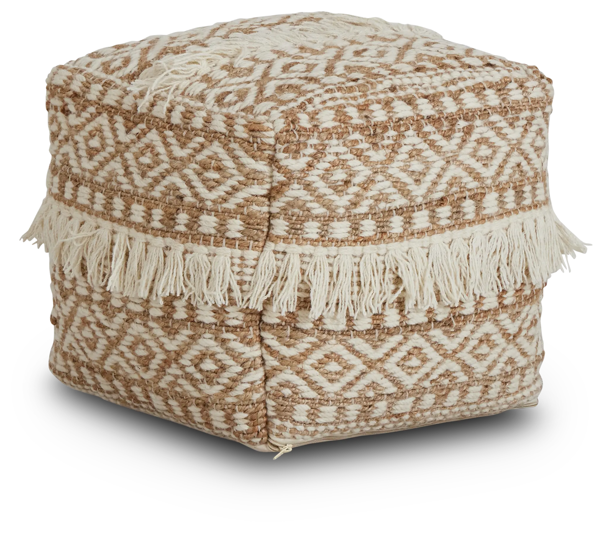 Lucaya Jute Accent Pouf Lucaya Jute Accent Pouf