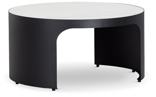 Abel White Round Coffee Table