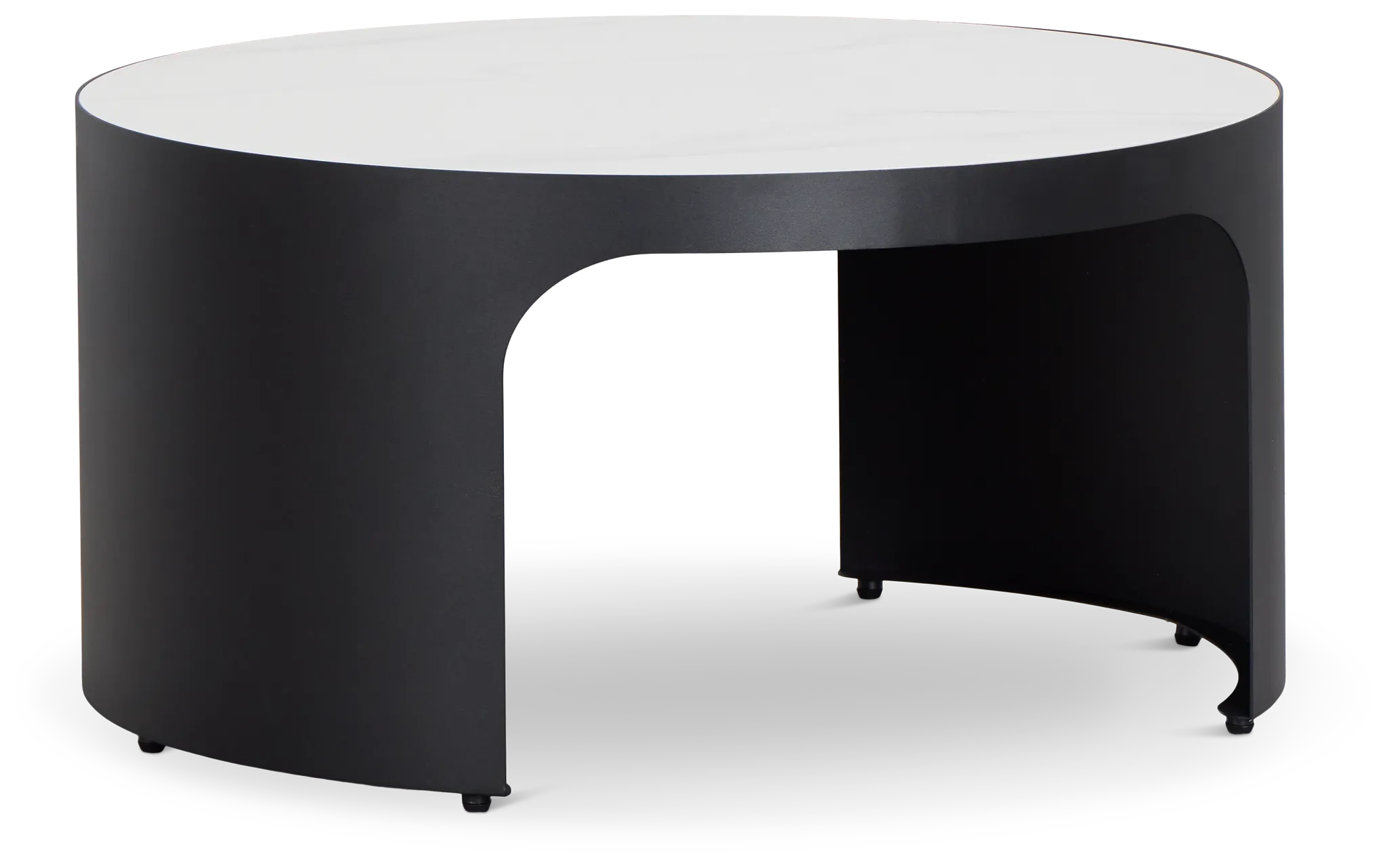 Abel White Round Coffee Table