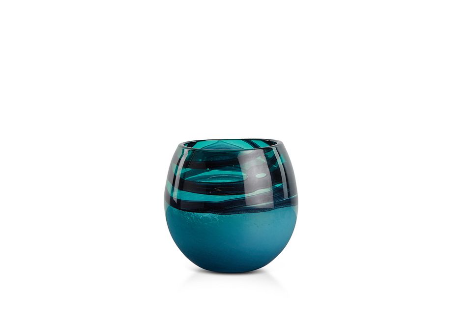 Tedi Dark Teal Vase Home Accents Accessories City Furniture