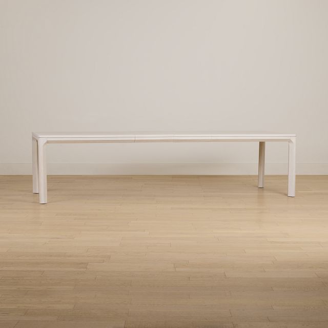 Gables White Rectangular Table