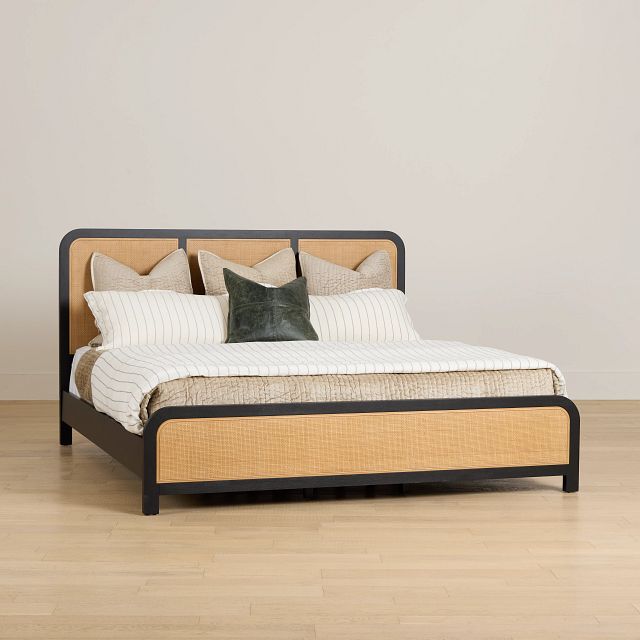 Pacific Two-tone Platform Bed