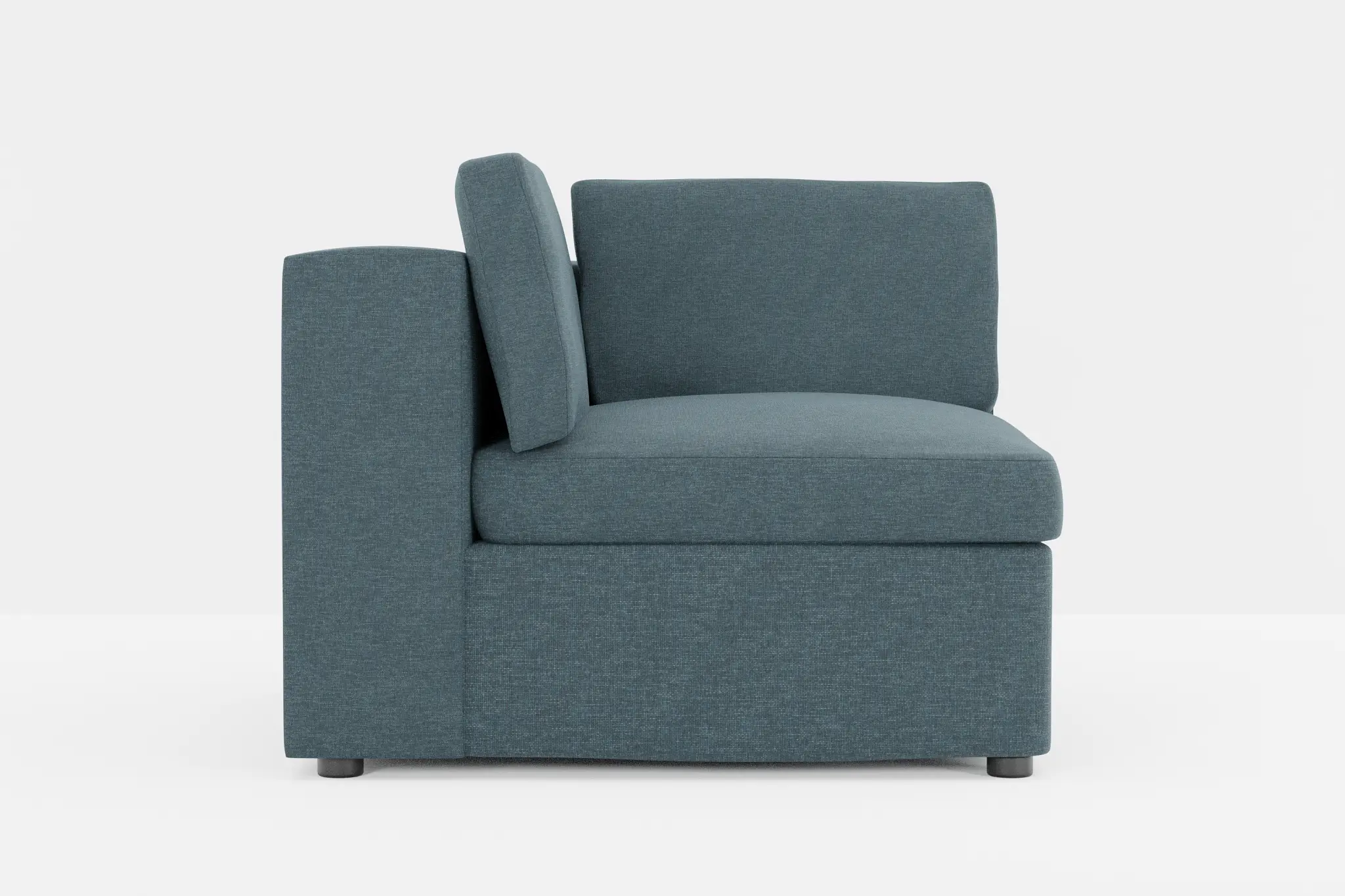 Destin Elevation Dark Blue Fabric Corner Chair Destin Elevation Dark Blue Fabric Corner Chair