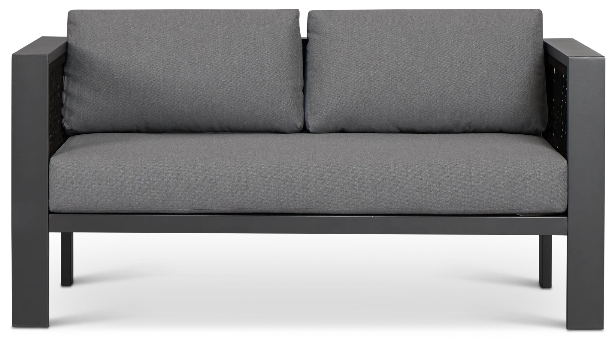 Sunrise Dark Gray Loveseat