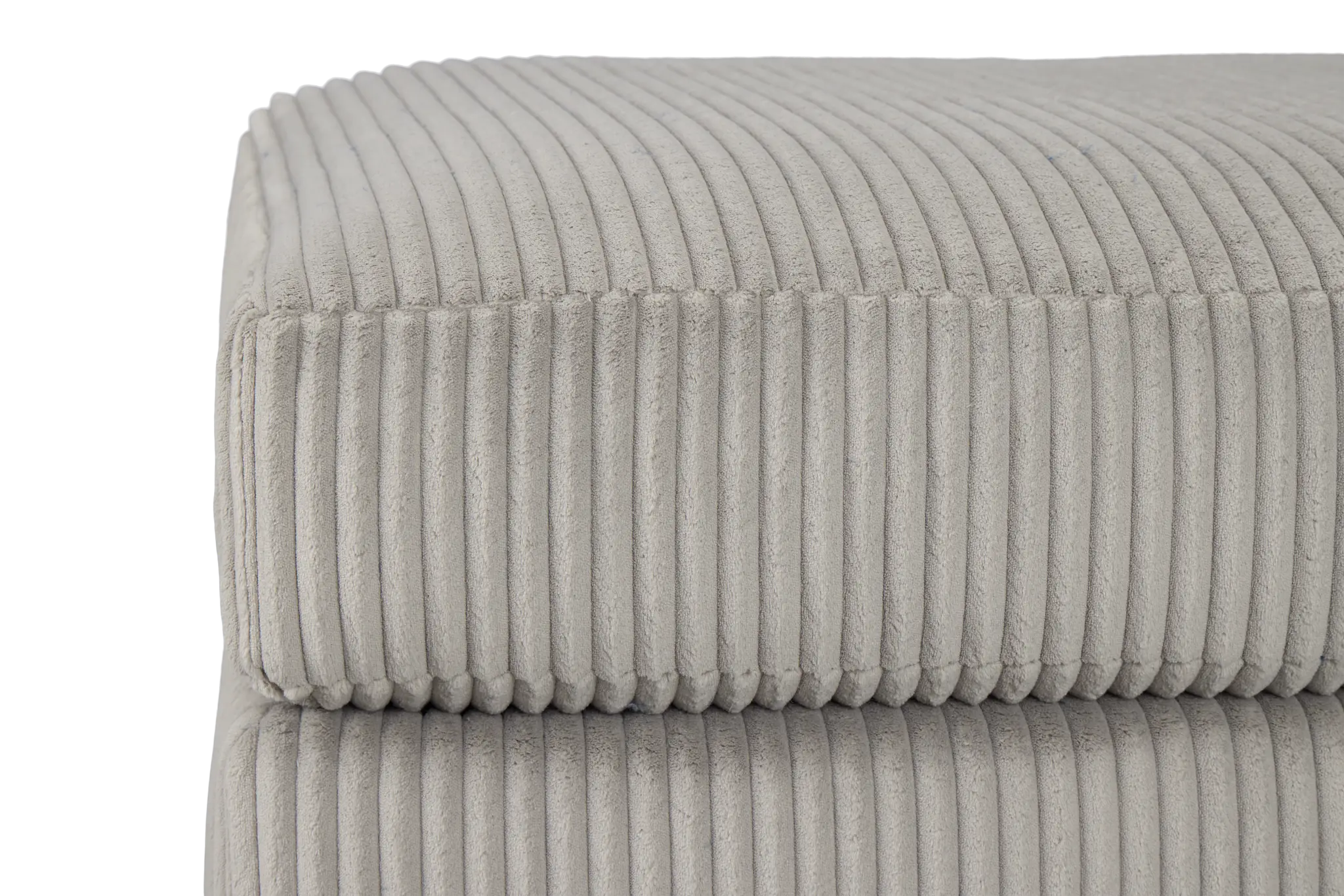 Charlie Gray Fabric Ottoman Charlie Gray Fabric Ottoman