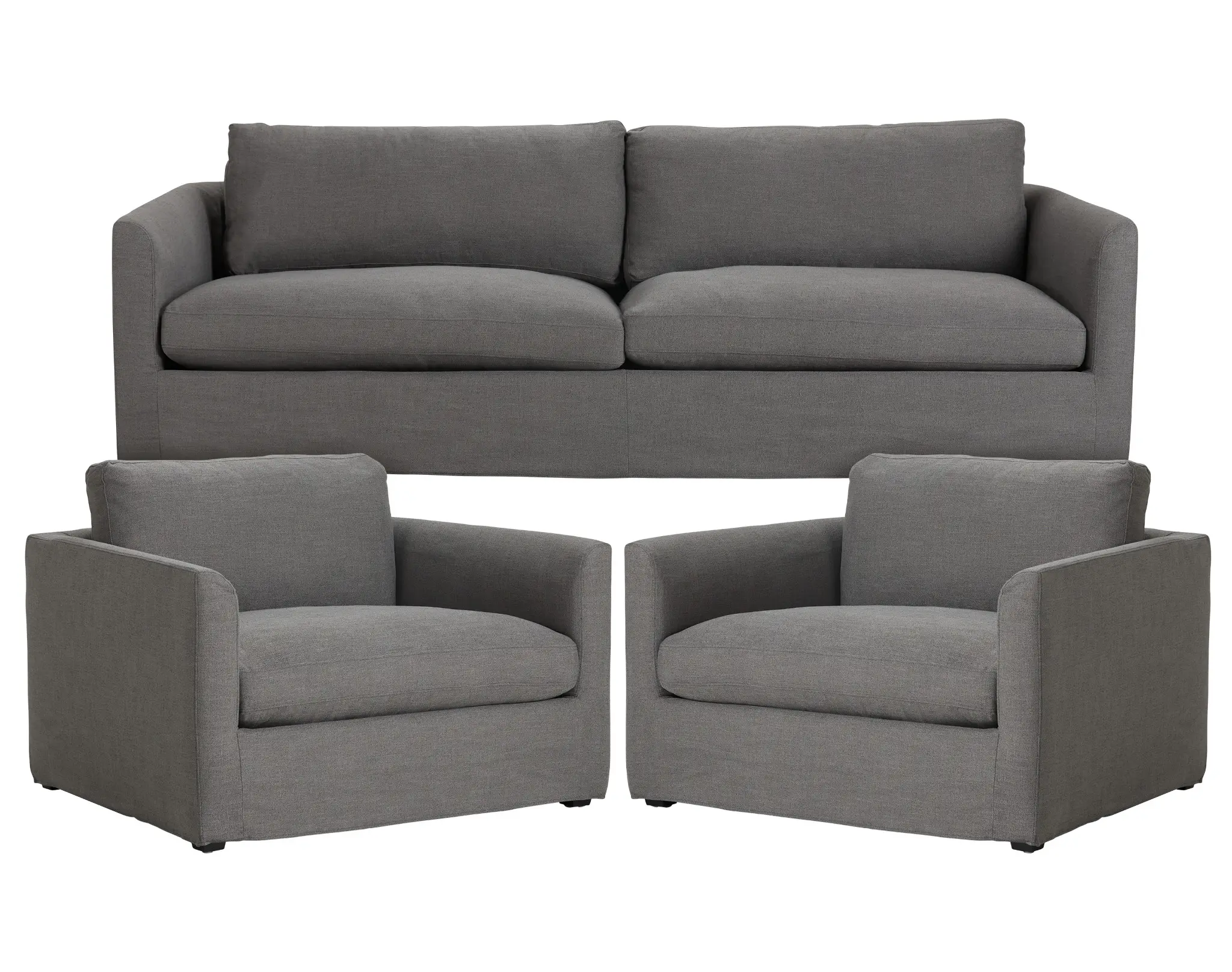 Willow Gray Fabric Large Living Room Willow Gray Fabric Large Living Room