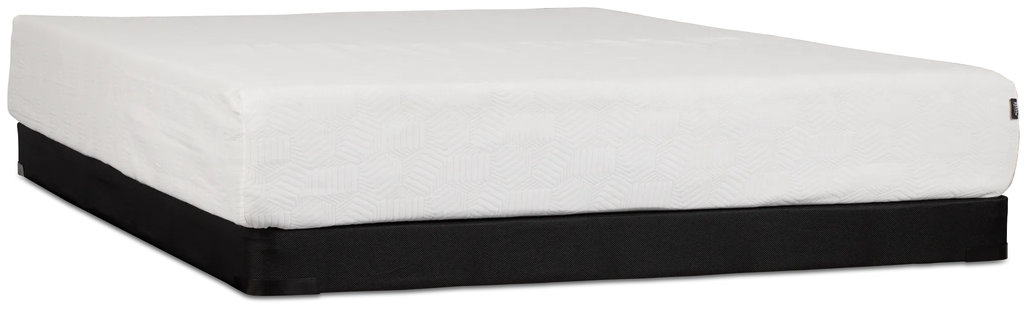 Rest & Renew By Zinus Gel Memory Foam Mattress 10" Cush Firm Low-profile Mattress Set