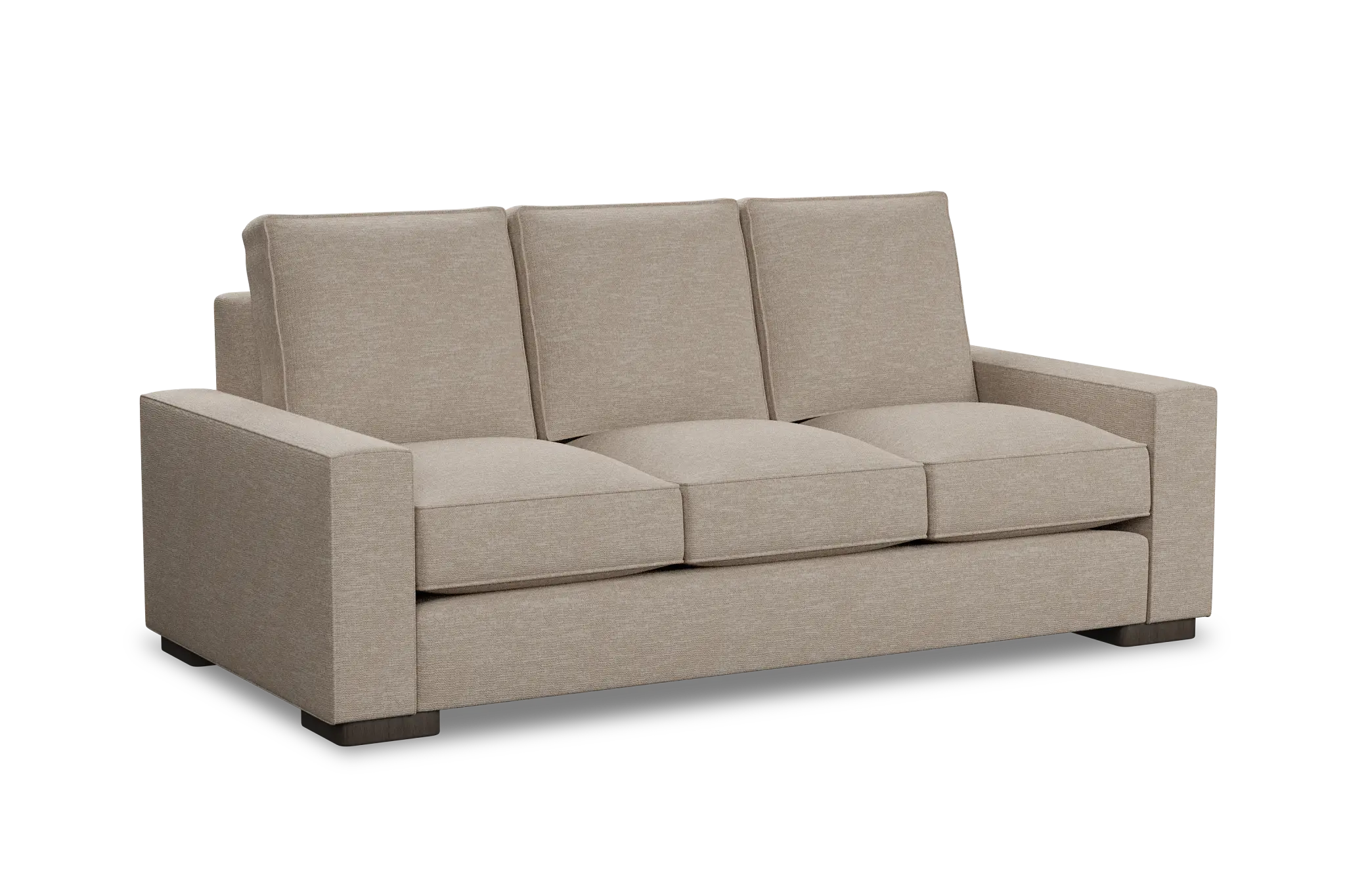 Edgewater Victory Taupe 84" Sofa W/ 3 Cushions Edgewater Victory Taupe 84" Sofa W/ 3 Cushions
