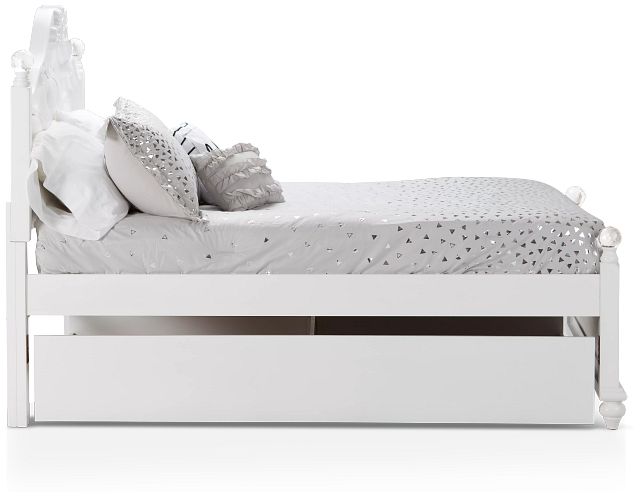 Alana White Uph Poster Trundle Bed