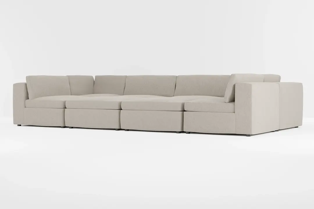 Destin Elevation Khaki Fabric 8-piece Pit Sectional Destin Elevation Khaki Fabric 8-piece Pit Sectional