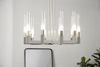 Lucia Chrome Metal Chandelier