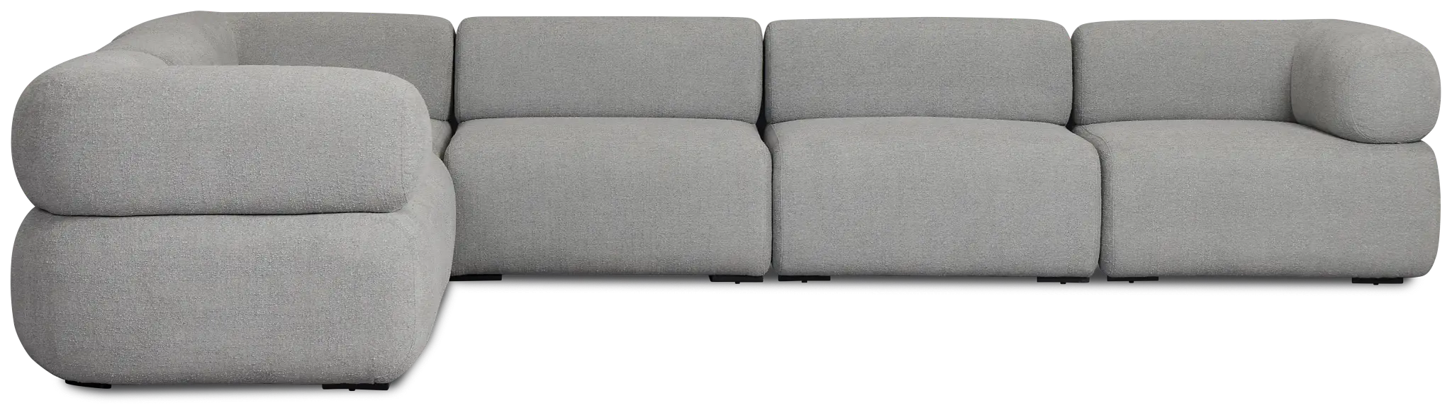Celeste Light Gray Fabric 6-piece Modular Sectional Celeste Light Gray Fabric 6-piece Modular Sectional