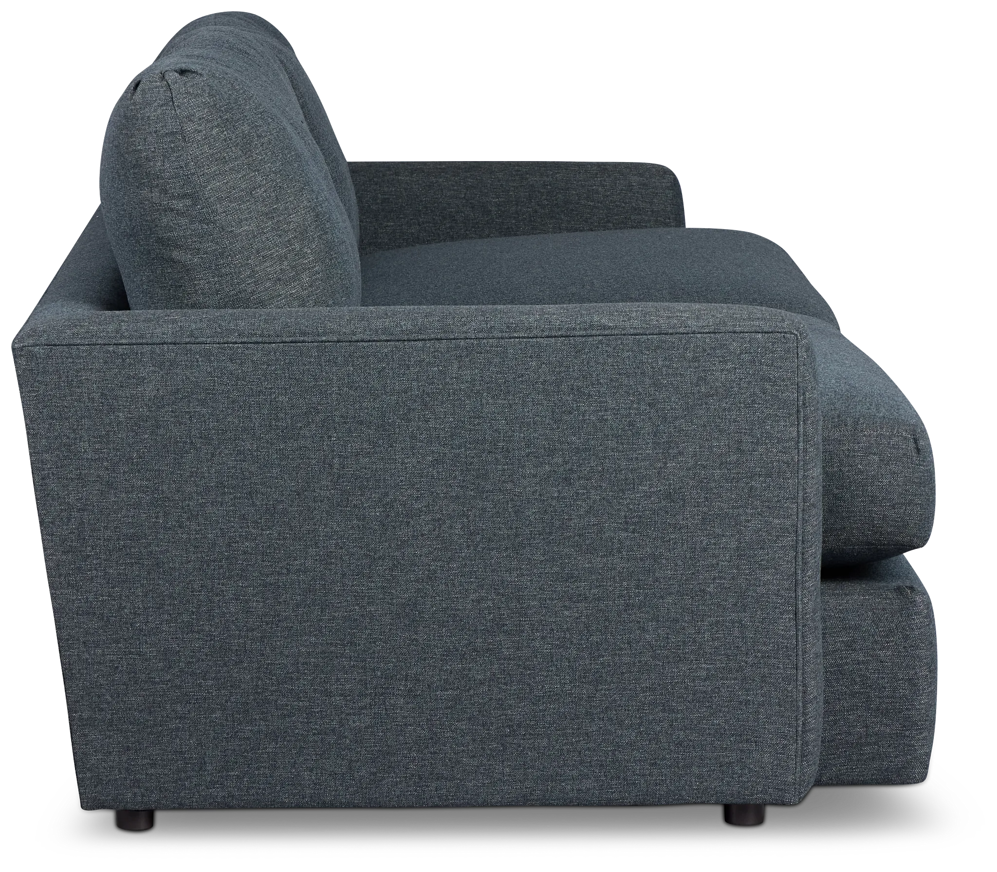 Noah Dark Blue Fabric Sofa