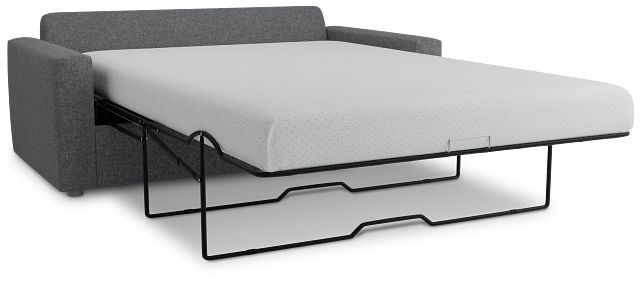 Siesta Delray Dark Gray Fabric Memory Foam Sleeper
