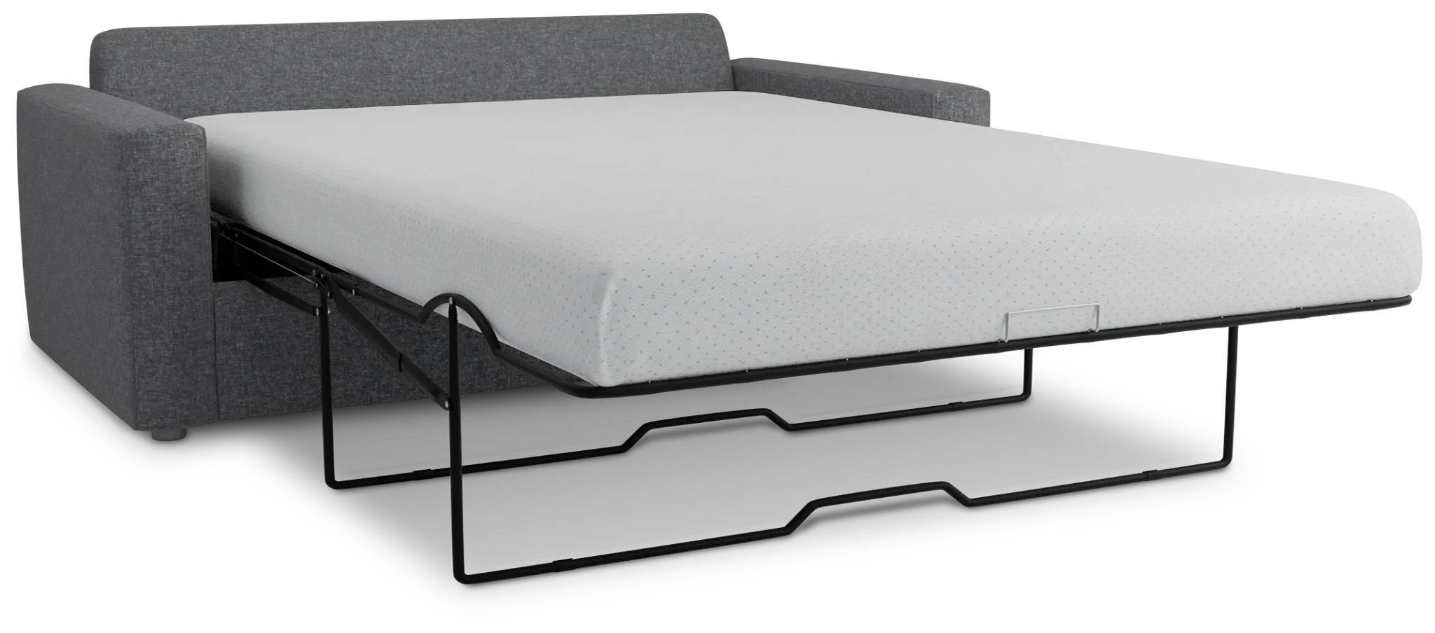 Siesta Delray Dark Gray Fabric Memory Foam Sleeper