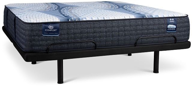Serta Icomfort Aveda Plush Deluxe Adjustable Mattress Set