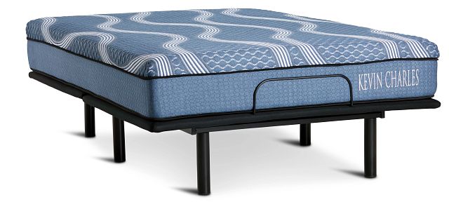 Kevin Charles Crestview Hybrid Elevate Adjustable Mattress Set